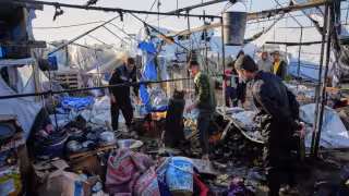 Ataques israelíes en Gaza dejan al menos 32 muertos antes de la reapertura parcial del paso de Rafah