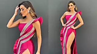 La novia de Carlos Rivera no pudo evitar conmoverse durante el matutino de TV Azteca. Foto: Instagram