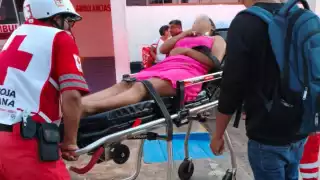 Mujer termina en el hospital luego de caer un rayo cerca de ella en Tizimín