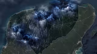 Anticipan lluvias por arriba de lo habitual en Yucatán; estas son las zonas con mayor probabilidad de afectaciones