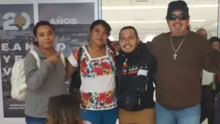 Lo que le dio mayor satisfacción fue el saludo de su padre, Luis Acosta