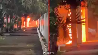 Incendio en Misión del Carmen moviliza cuerpos de emergencia en Nochebuena