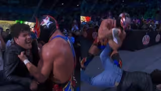 Luchador de la AAA agrede a comediante ciego en plena función