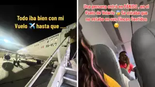 Al bajar del avión ya lo esperaba la seguridad del aeropuerto