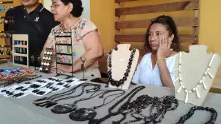 El Claustro del Instituto de Cultura fue sede para un stand de artesanías