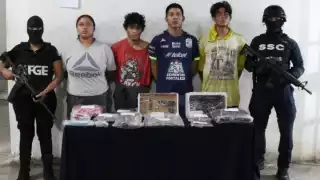 Los cuatro fueron detenidos y entregados a la FGE Quintana Roo