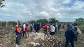 Desde el 2022, los presuntos dueños de la parcela Chankala tienen un pleito con los representantes de la Directiva del Consejo Ejidal