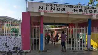 Desde muy temprano comenzaron a llegar los niños a este nuevo ciclo escolar