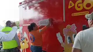 El extinguidor ya tenía sellos de vencimiento