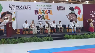 Niños de Yucatán disfrutan el inicio del Campamento Baaxal Paal 2026