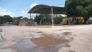 Los vecinos piden desazolvar pozos en Pocboc para evitar inundaciones