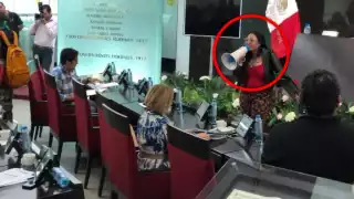 La feminista se manifestó en dos ocasiones en el Congreso de Campeche