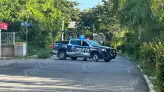 Personal de la policía ministerial se hizo cargo de las averiguaciones y posteriormente trasladaron el cuerpo a la morgue