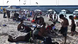 En palabras de varios comerciantes y trabajadores del primer cuadro de la ciudad, hubo un auténtico arribo descomunal