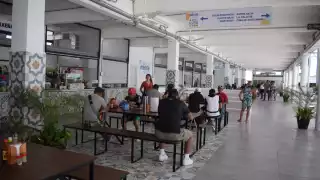 La inactividad propició también que los comensales no recorran los pasillos