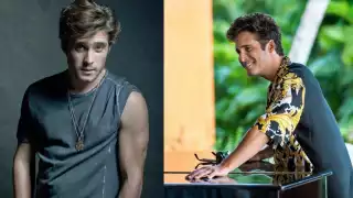 En la postal filtrada también aparece Plutarco Haza, quien será “Humberto” en la tercera entrega de Luis Miguel, la serie