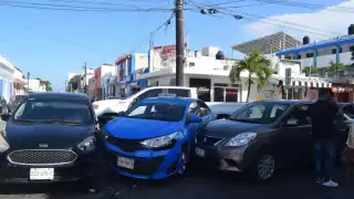 En el accidente no lesionados solo daños materiales
