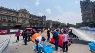 CNTE toma el Zócalo CDMX e inicia paro nacional de 72 horas con marchas y plantones