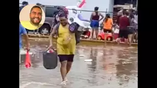 Ángel Andrés Várgas Rodríguez, secretario particular de la alcaldesa de Acapulco, fue grabado haciendo rapiña luego del paso del Huracán Otis.