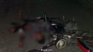 Derrapa motociclista en Seybaplaya; vebia a exceso de velocidad