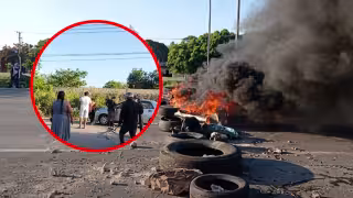 “No es justo que de estos terrenos que invadimos con esfuerzo nos vengan a desalojar”: Manifestantes durante el bloqueo en el Periférico de Mérida