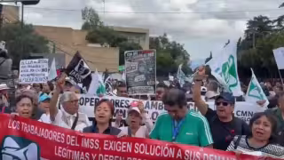 Trabajadores del IMSS convocan a megamarcha nacional el 30 de octubre