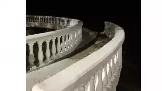 Se derrumba andador en parque de la Virgen de la Bahía en Chetumal