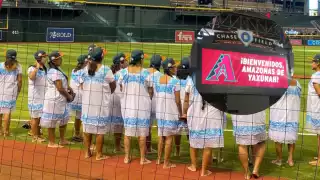 Amazonas de Yaxunah lanzarán primera bola en el juego de Gigantes vs Diamondbacks en Arizona