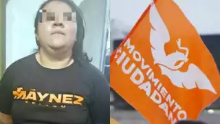 La candidata de Movimiento Ciudadano permanece a disposición de las autoridades