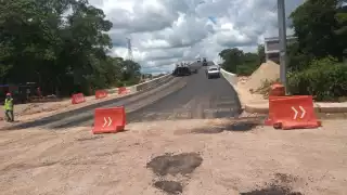 La próxima semana los vehículos ya podrán pasar por el puente