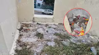 Abandono y maleza deterioran el Fuerte de San Antonio en Champotón