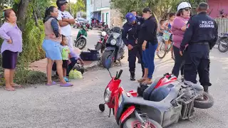 El socorrista valoró a los lesionados e informó que resultaron policontundidos