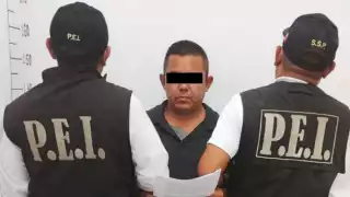 El hombre fue detenido por la SSP Yucatán