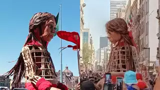 Amal, la marioneta de una niña de Siria, continuará su recorrido en México