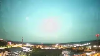 La luz duró a penas unos segundos. Foto: Especial