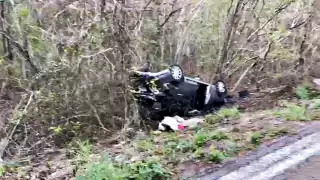El conductor resultó ileso del accidente