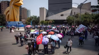 CNTE mantiene bloqueos en CDMX pese a mesa de diálogo con Segob, SEP e ISSSTE
