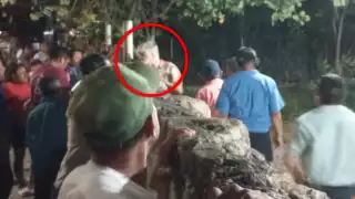 Un español irrumpió en la asamblea de ejidatarios de Ixil para reclamar unos terrenos