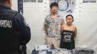 Los jóvenes fueron detenidos sobre la avenida 25
