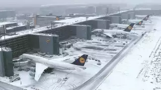 Nevada en Alemania provoca cancelación de al menos 600 vuelos