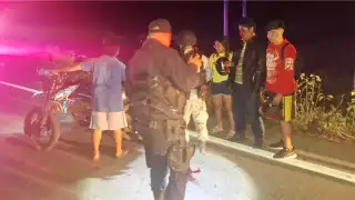 Posteriormente, llegaron los paramédicos de la misma corporación para atender al lesionado