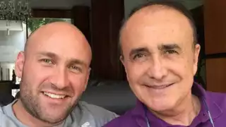 Pedro Ferriz de Con y su hijo. Foto: Especial