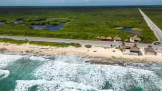 Inauguran campamento tortuguero al Oriente de Cozumel