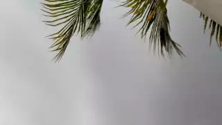 Así se veía el cielo durante la lluvia