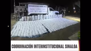 Aseguran más de una tonelada de metanfetamina en Culiacán; operativo deja millonario golpe