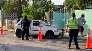 El conductor se dio a la fuga caminando
