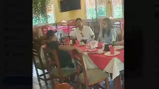 Las imágenes fueron difundidas en redes sociales