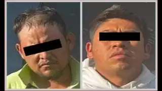 Elementos de la Secretaría de Seguridad del Estado de México detuvieron en Texcaltitlán a dos presuntos integrantes de La Familia Michoacana