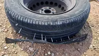 El afectado decidió hacer pública la situación para alertar a otros conductores que transiten por la zona