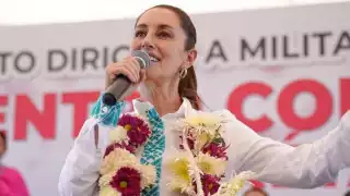 En Querétaro, Claudia Sheinbaum se comprometió a aumentar el salario mínimo